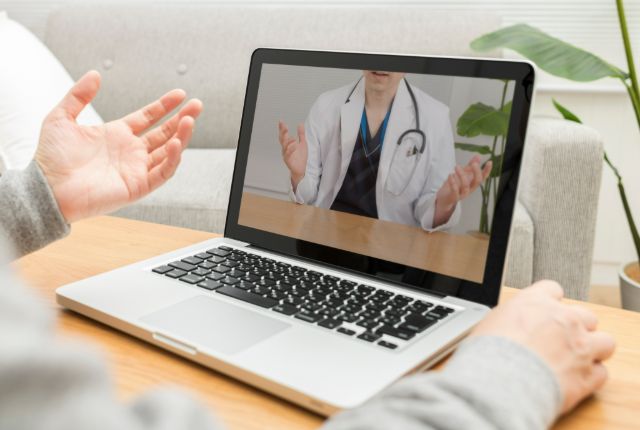 オンライン診療の様子